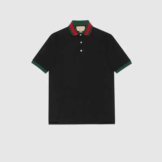 "GG" Polo Cotton