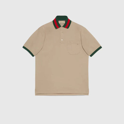 "GG" Polo Cotton