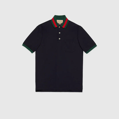 "GG" Polo Cotton