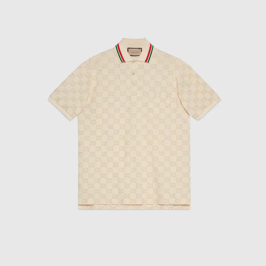"GG" Monogram Polo Shirt
