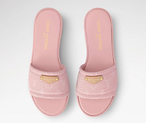 "LV" Denim Sandals