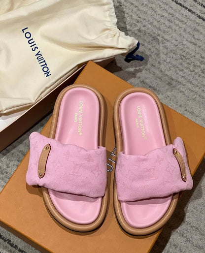 "LV" Sandalen Schwarz