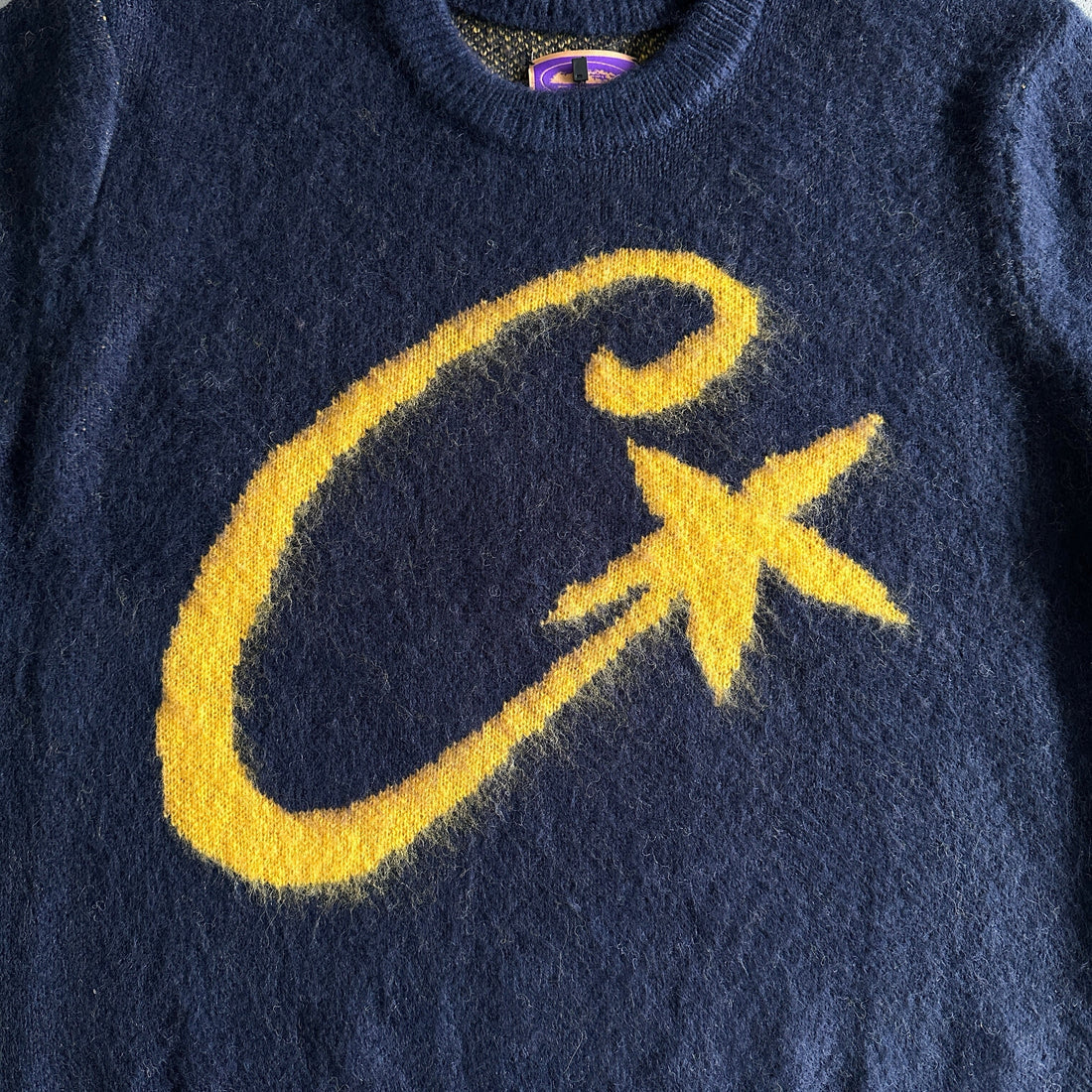 "CRTZ" Mohair Dark Blue