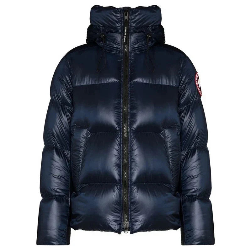 "Goose" Shiny Puffer Blue
