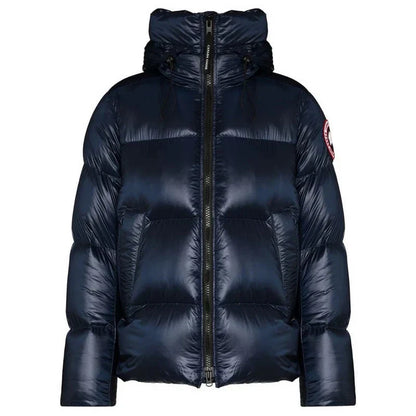 "Goose" Shiny Puffer Blue