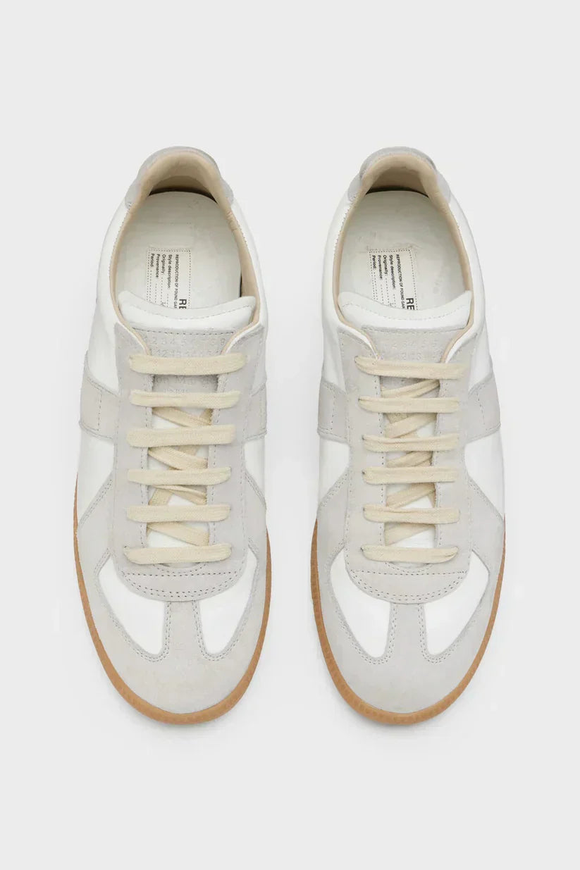 "Maison" Sneaker Weiß-Grau