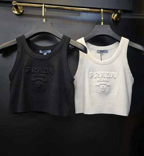 "PRD" Top Black/White
