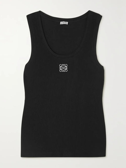 "LÖW" Top Black/White
