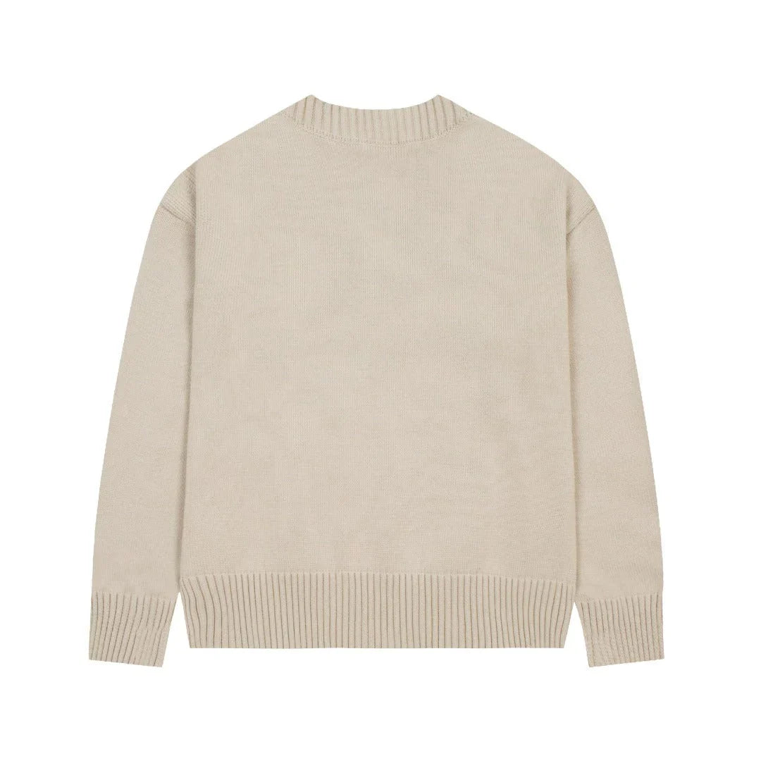 "Heart" Sweater Cream (UNISEX)
