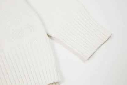 "Heart" Sweater White (UNISEX)