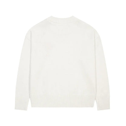 "Heart" Sweater White (UNISEX)