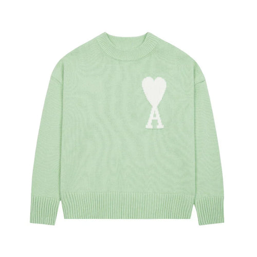 "Heart" Sweater Mint (UNISEX)